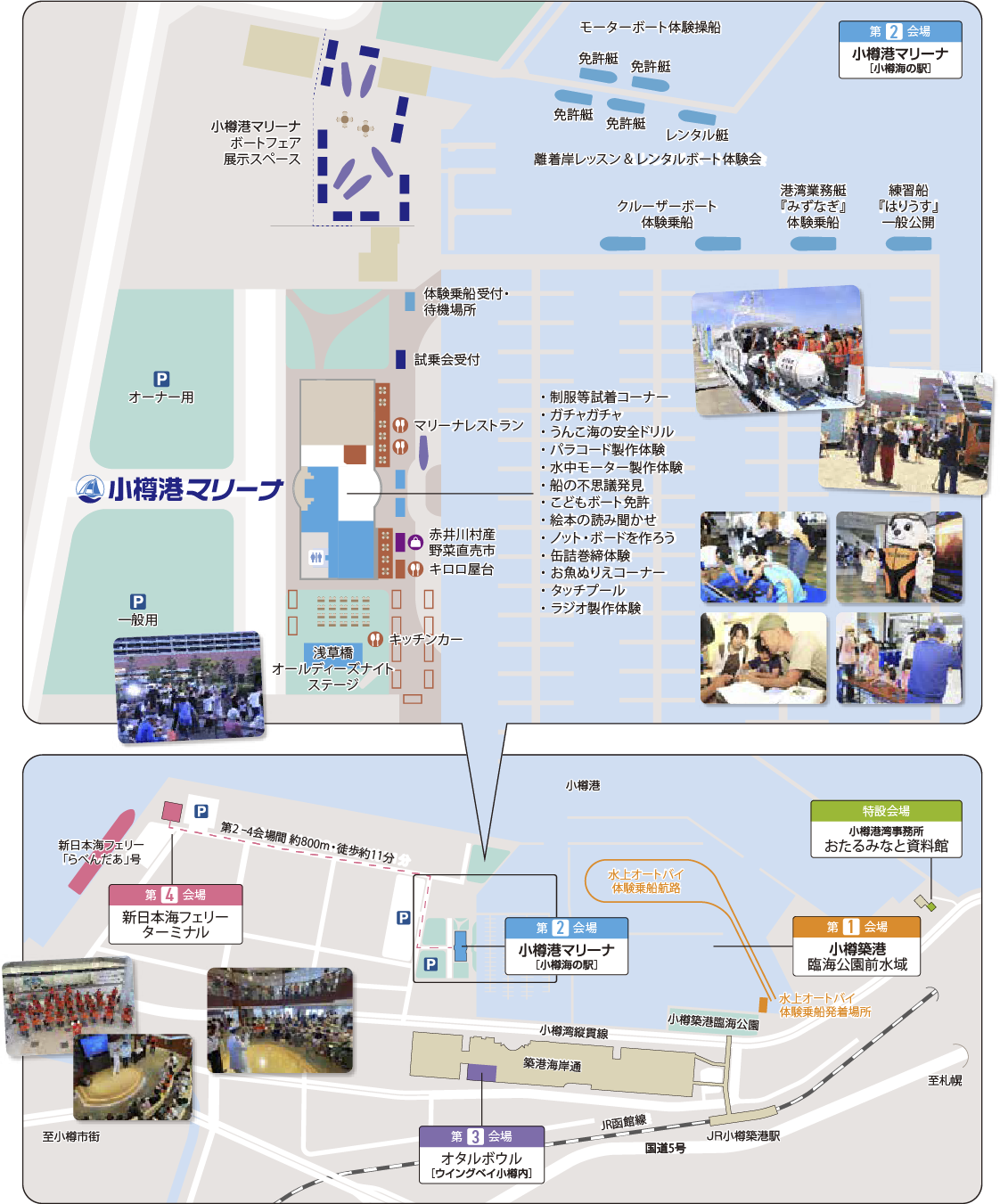 小樽マリンフェスタ地図